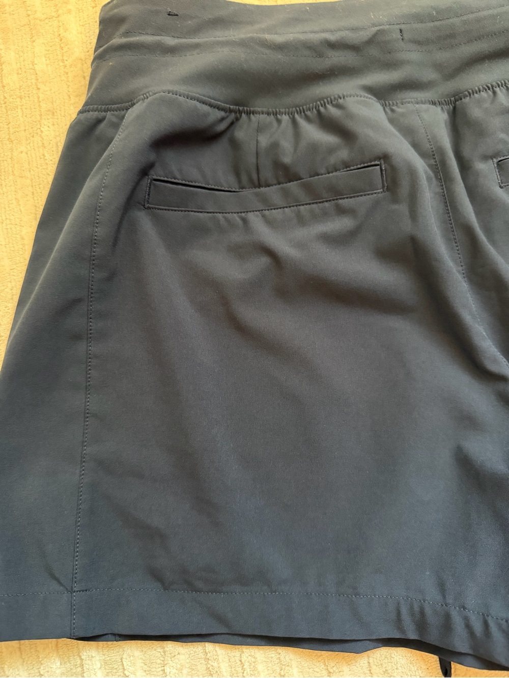 CALIA Women’s Blue Athletic Pull-On Shorts with Pockets - Picture 5 of 8